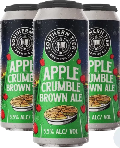 SOUTHERN TIER APPLE CRUMBLE BROWN ALE 6/4 CANS