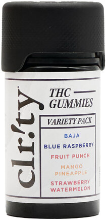 Clrty Variety Thc Gummy 50mg 5mg Gummy