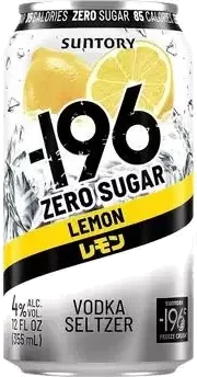 -196 ZERO SUGAR Lemon Vodka Seltzer