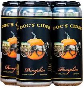 Doc's Draft Pumpkin Cider 4pk