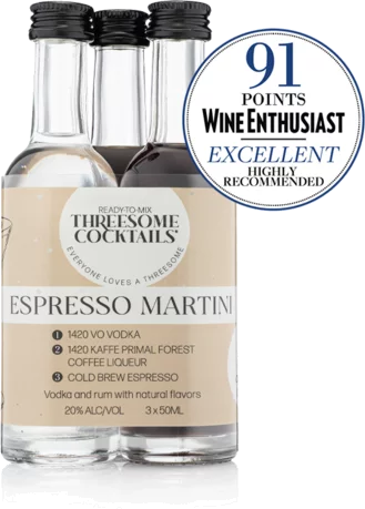 Sono 1420 Threesome Cocktails Espresso Martini Ready to Mix
