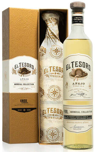 El Tesoro Añejo Tequila Mundial Collection 750ml Aged In Knob Creek Barrel
