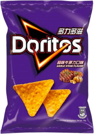 Doritos Steak And Garlic Taiwanese Chips