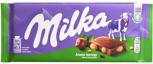 Milka Chocolate W Hazelnuts