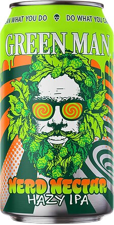 GREEN MAN NERD NECTAR HAZY IPA CANS