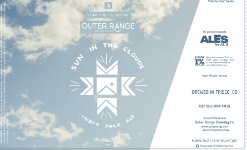 Outer Range Sun In The Clouds IPA