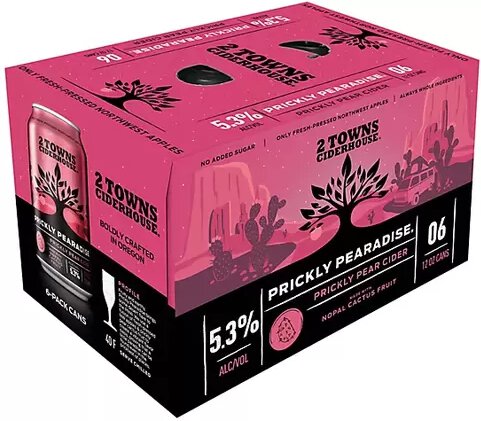 2 Towns Ciderhouse Prickly Pearadise Cider