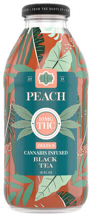 The Hemp Division Peach 10mg THC Black Tea