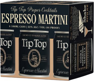 Tip Top Espresso Martini Cocktails