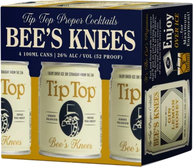 Tip Top Bee's Knees Cocktail