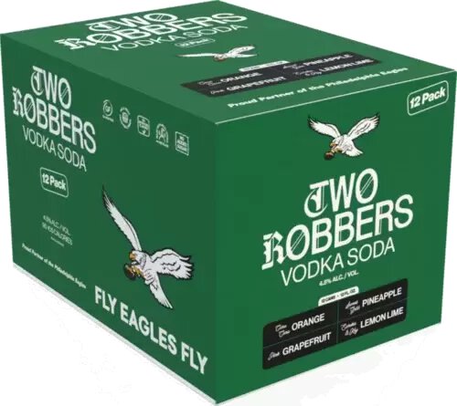 Two Robbers Fly Eagles Fly Vodka Soda Variety
