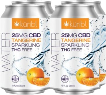 Kuribl Tangerine 25mg CBD