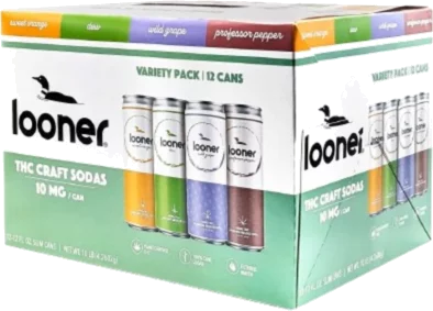 Looner 10mg THC Soda Variety