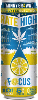 Minny Grown Lemon Squeeze Highdrate 10mg THC