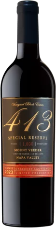 Vineyard Block Estate Block 413 Mount Veeder Cabernet Sauvignon