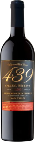 Vineyard Block Estate Block 439 Spring Mountain Cabernet Sauvignon