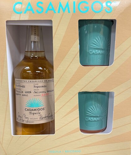 Casamigos Reposado Gift Set With Ceramic Glasses