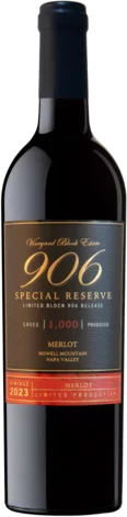 Vineyard Block Estates Block 906 Howell Mountain Special Reserve Merlot 2023