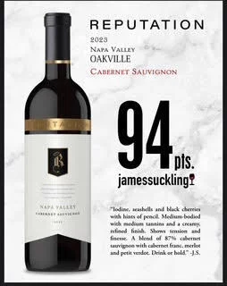 Reputation Napa Valley Cabernet Sauvignon; Custom Crush