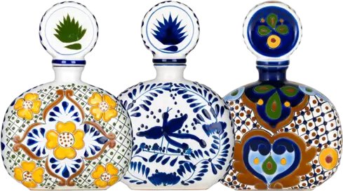 Los Azulejos Talavera Reposado Hand Painted (Set Of 3)