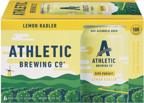 Athletic Ripe Pursuit Lemon Radler Non-Alcoholic Beer