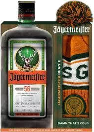 Jagermeister With Winter Beanie Hat
