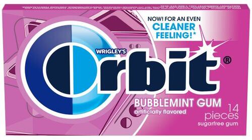 Orbit Sugarfree Gum Wildberry Remix