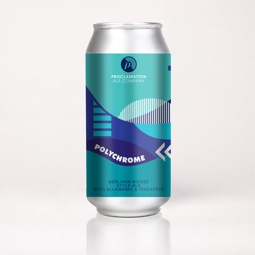 Proclamation Polychrome Blueberry and Pineapple Fruited Sour Berliner Weisse