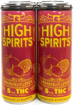High Spirits Grapefruit Lemon Single