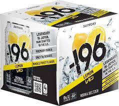 196 Zero Sugar Lemon Vodka Seltzer