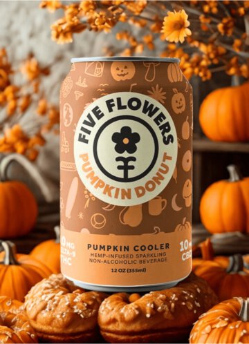 Five Flowers 10mg THC Pumpkin Donut