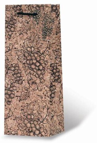 Wrap Art Gift Bag Cork And Grapes