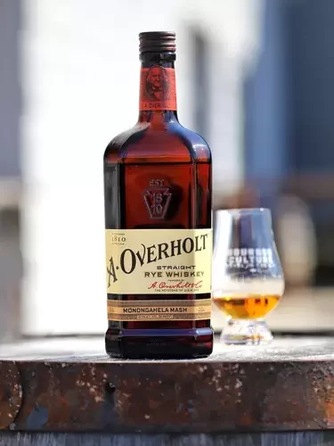 A Overholt Monogahela Mash Straight Rye 750ml