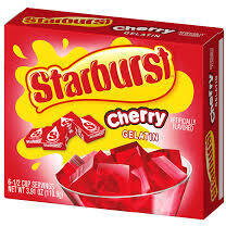 Starburst Cherry Gelatin