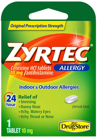 Zyrtec Allergy 1 Tablet