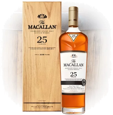 Macallan 25-Year-Old Sherry Oak Single Malt Scotch