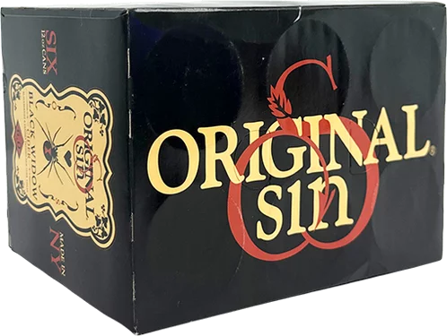ORIGINAL SIN BLACK WIDOW BLACKBERRY CIDER 6PK CAN 12OZ