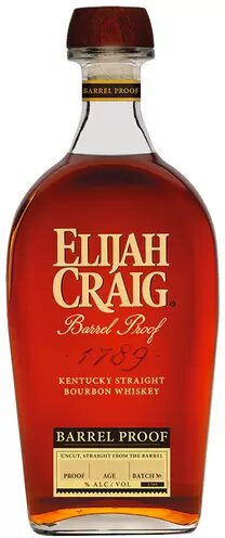 Elijah Craig Barrel Proof Bourbon Batch A125 10yr 7mo 118.2°