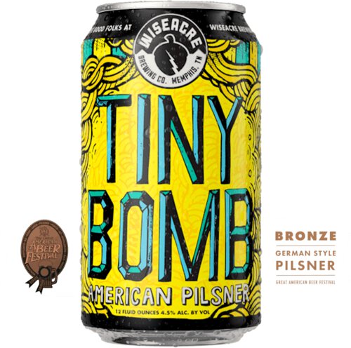 Wiseacre Tiny Bomb Pilsner