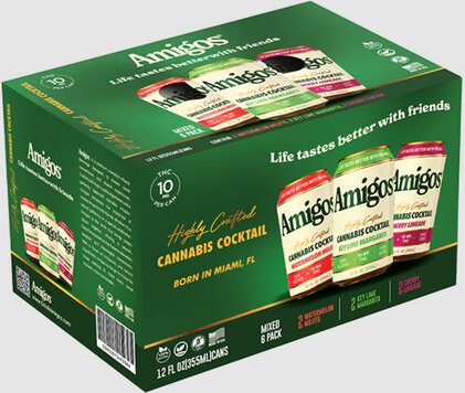 AMIGOS CANNABIS COCKTAIL VARIETY 6 PACK