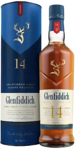 Glenfiddich 14 Year Bourbon Barrel Reserve Speyside Single Malt Scotch