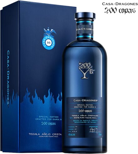 Casa Dragones X Karol G '200 Copas' Cristalino Tequila