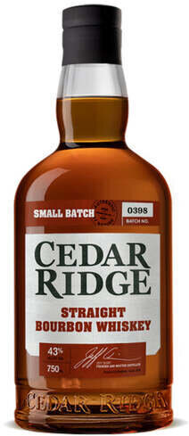 Cedar Ridge Iowa Small Batch Straight Bourbon Whiskey