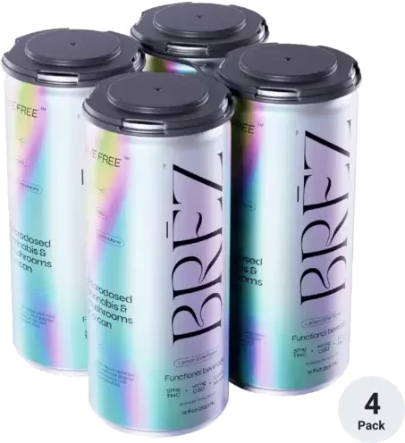 Brez Lemon Elderflower Infused Tonic 3mg Thc 6mg Cbd Seltzer