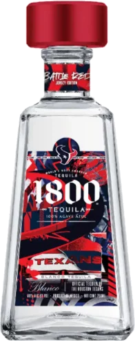 1800 Silver Tequila Texans Battle Red