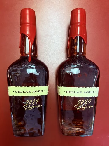 Maker's Mark Cellar Aged 2025 & 2024,2 Bottles Bundle