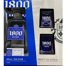 1800 Silver Tequila Gift Set
