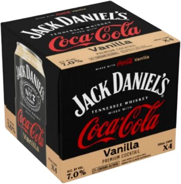 Jack Daniels Coca Cola And Vanilla