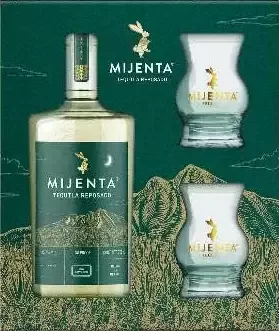 Mijenta Reposado Tequila (gift set with two glasses)