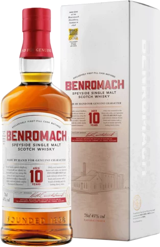 Benromach 10 Year Old Single Malt Scotch Whisky